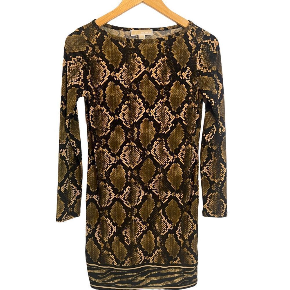 Michael Michael Kors Python-Print Matte-Jersey Sh… - image 4